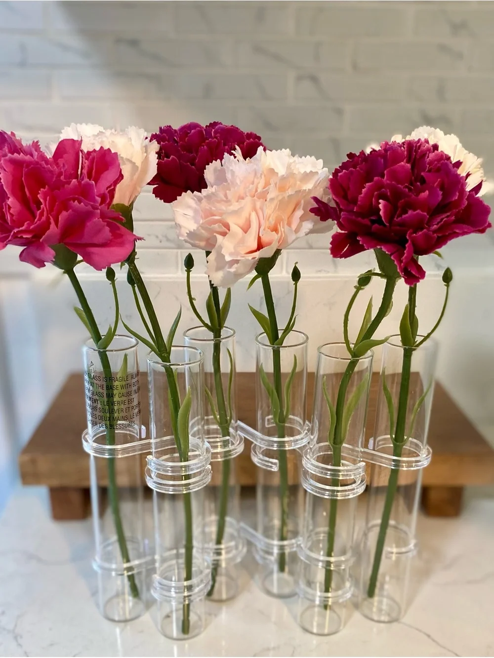 Glass Tube Bud Vase Set 🌿🌷